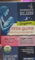 Sokerin määrä sisällä Little gums soothing massage gel