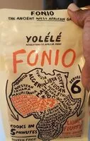 Sokerin määrä sisällä Fonio