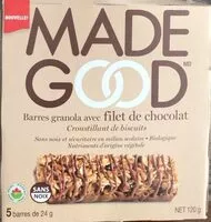 Cantidad de azúcar en Barre granola avec filet de chocolat