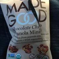 Cantidad de azúcar en Chocolate chip granola minis