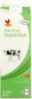 İçindeki şeker miktarı Fat free half & half