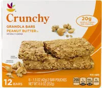 入っている砂糖の量 Ahold crunchy granola bars peanut butter