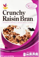 含糖量 Raisin bran cereal crunchy