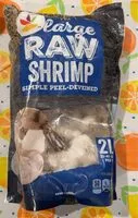 入っている砂糖の量 Large Raw Shrimp - Simple Peel - Deveined