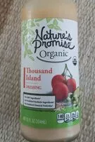 入っている砂糖の量 Organic Thousand Island Dressing
