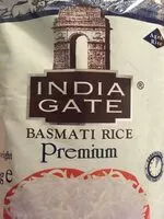 Zucker und Nährstoffe drin India gate