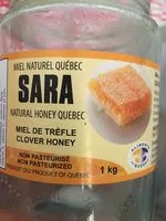 İçindeki şeker miktarı Miel naturel Quebec