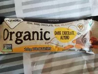 Suhkru kogus sees Organic dark chocolate almond