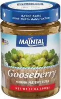 Количество сахара в Gooseberry premium preserve extra