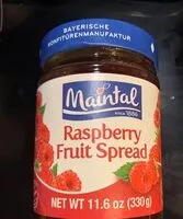 Количество сахара в Raspberry Fruit Spread