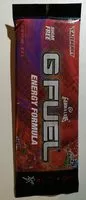 Sucre et nutriments contenus dans Gfuel