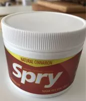 Jumlah gula yang masuk Spry dental defense system