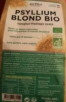 चीनी की मात्रा Psyllium blond BIO