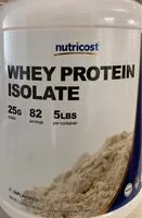 Amount of sugar in Whey Protein Isolate