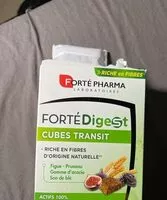 Jumlah gula yang masuk FortéDigest Cube Transit