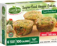 Sokerin määrä sisällä Superfood veggie cakes