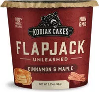 Suhkru kogus sees Cinnamon & maple flapjack on the go