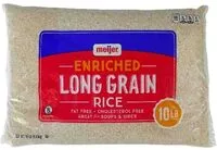 Jumlah gula yang masuk Enriched Long Grain Rice