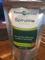 Sucre et nutriments contenus dans Spiruline de normandie