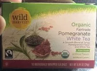 Jumlah gula yang masuk Organic fairtrade pomegranate white tea