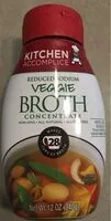 İçindeki şeker miktarı Kitchen accomplice, veggie broth concentrate