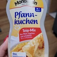 Suhkru kogus sees Pfannkuchen Teig-Mix