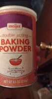 Jumlah gula yang masuk Double Acting Baking Powder