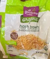 入っている砂糖の量 True goodness organic hash brown shredded potatoes