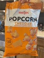 Jumlah gula yang masuk cheddar popcorn