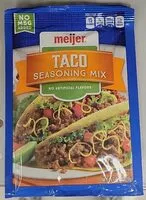 Jumlah gula yang masuk Taco Seasoning Mix