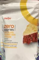 Количество сахара в Zero Calorie Sweetener with Sucralose