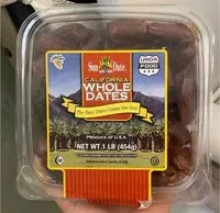 含糖量 California Whole Dates