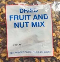 Zuckermenge drin Dried fruit and nut mix