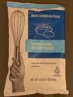 Cantidad de azúcar en Basic american foods instant mashed potatoes flakes