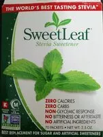 Azúcar y nutrientes en Sweetleaf