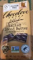Zuckermenge drin Salted Almond Butter in Dark Chocolate