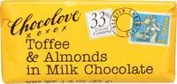 Zuckermenge drin Toffee & Almonds In Milk Chocolate