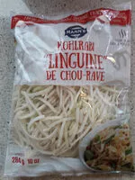चीनी की मात्रा kohlrabi "linguine"