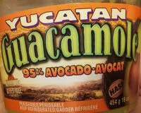 Cantidad de azúcar en Guacamole authentic