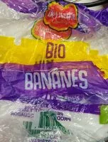 Suhkru kogus sees Organic Bananas