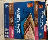 Cantidad de azúcar en Variety pack toaster pastries
