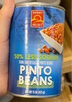 Cantidad de azúcar en 50% Pinto Beans