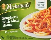 Jumlah gula yang masuk Authentico spaghetti with meat sauce frozen meal