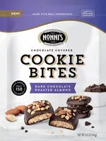 चीनी की मात्रा Nonni's dark chocolate roasted almond cookie bites