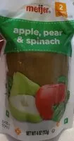 Jumlah gula yang masuk Apple Pear and Spinach