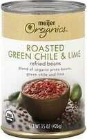 Количество сахара в Organic Refried Beans
