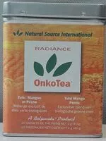 Sucre et nutriments contenus dans Onkotea