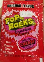 Sucre et nutriments contenus dans Pop rocks