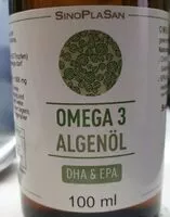 Zuckermenge drin Omega 3 Algenöl DHA und EPA