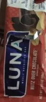 चीनी की मात्रा Luna bar gluten free snack bar nutz over chocolate flavor